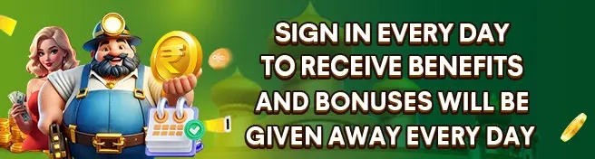 Sign in Everyday to Receive Benefits and Bonuses